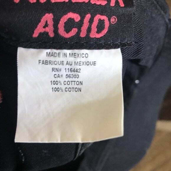 Killer Acid Strapback Hat Flip Your Lid Graphic Embroidery Adjustable Black OS - Picture 7 of 8